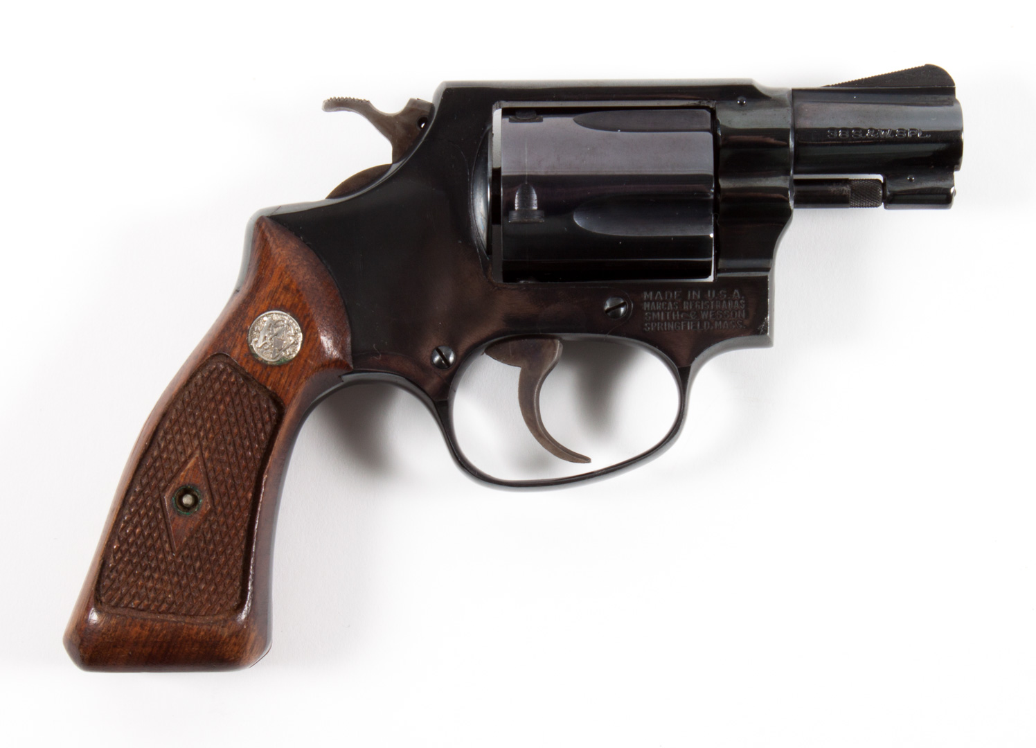 Appraisal: Smith Wesson Revolver serial special caliber the barrel long checkered