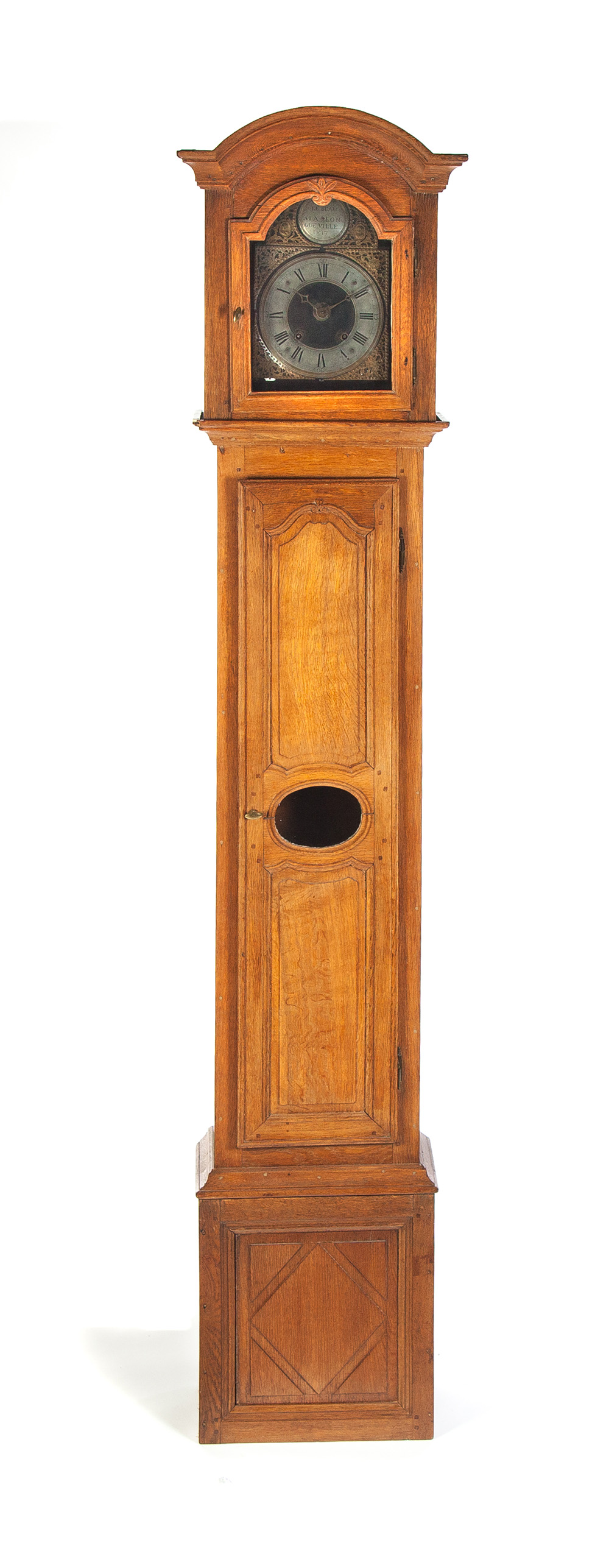 Appraisal: TALL CASE CLOCK Montreal Canada nd half- th century Oak