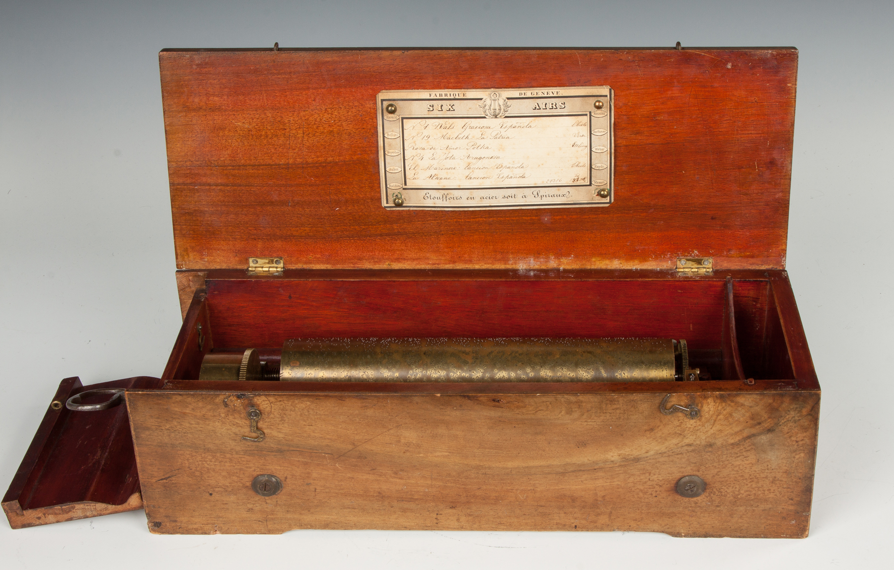 Appraisal: Rare Ducommun Girod Music Box tunes