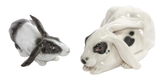 Appraisal: Sale Lot An Austrian Porcelain Figure depicting a seated rabbit