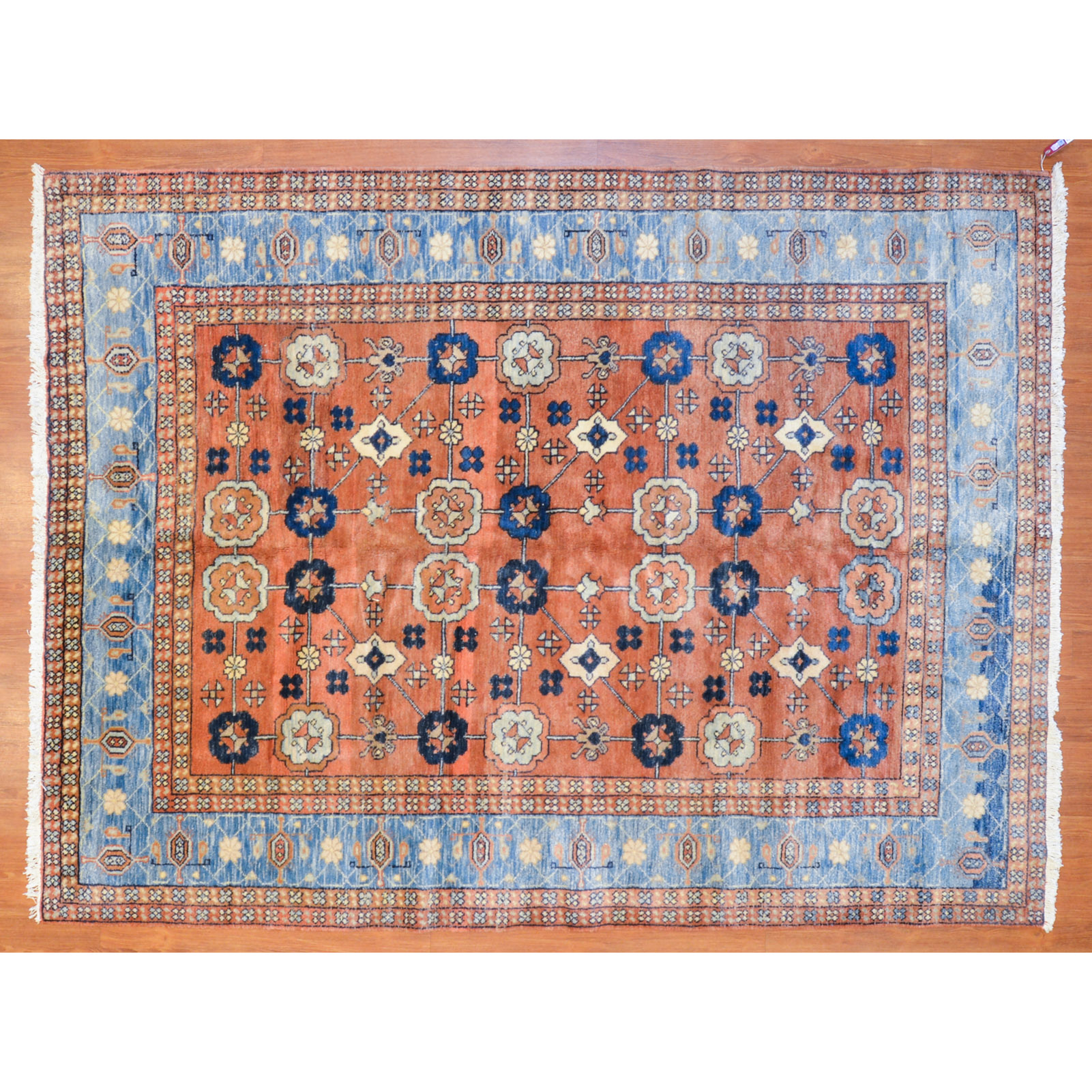 Appraisal: OUSHAK RUG TURKEY X Modern hand-knotted wool pile