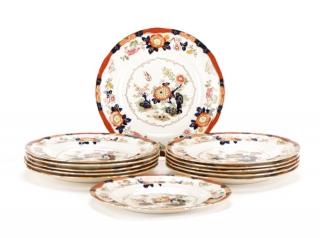 Appraisal: Set of English Ashworth Imari Style Plates G L Ashworth