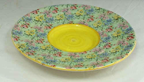 Appraisal: A Shelley Melody pattern saucer dish transfer printed summer flowers