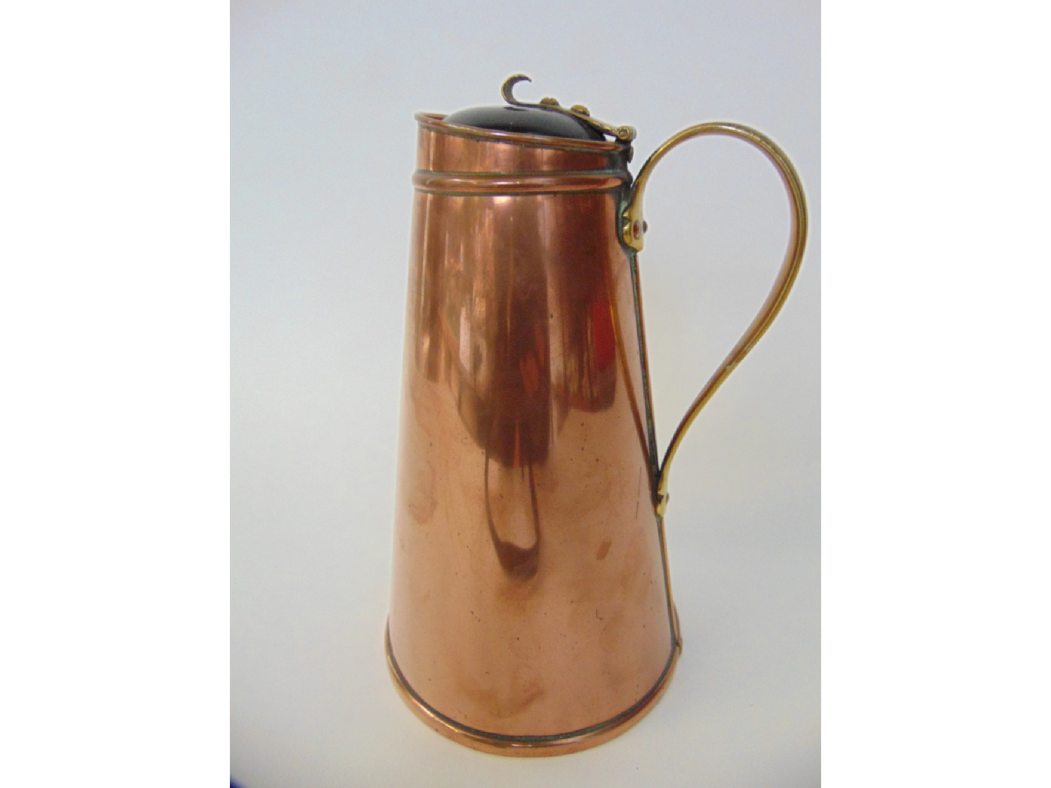 Appraisal: A jacketed copper uwer by W A S Benson of