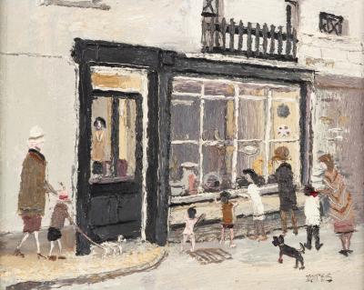 Appraisal: Fred Yates British - The Shop Window oil on board