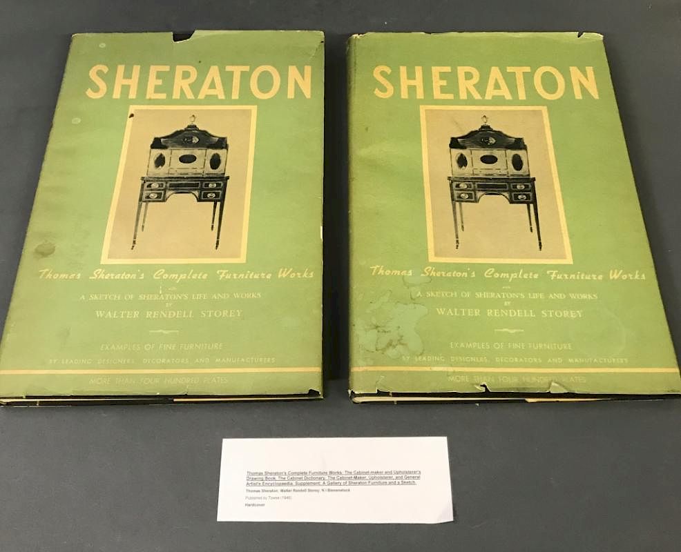 Appraisal: Thomas Sheraton's Complete Furniture Works Thomas Sheraton's complete furniture works