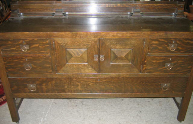 Appraisal: LUCE FURNITURE CO GRAND RAPIDS MICHIGAN American oak Arts Crafts