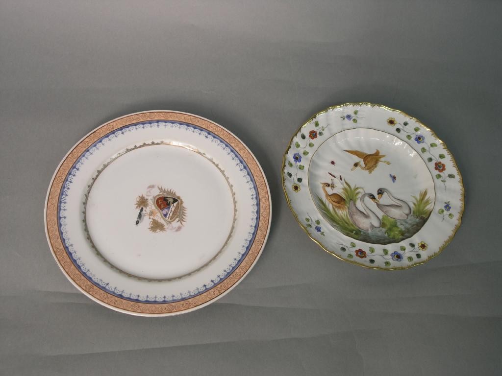 Appraisal: A th Century continental porcelain plate painted and moulded in