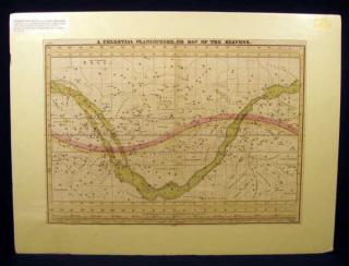 Appraisal: Original Hand Colored ANTIQUE CELESTIAL CARTOGRAPHY c Double Details This