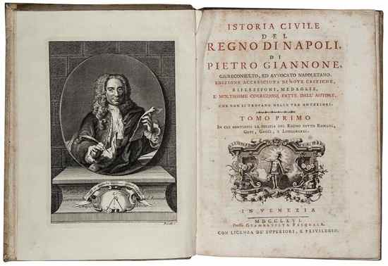 Appraisal: Naples - Giannone Pietro Istoria Civile del Regno di Napoli