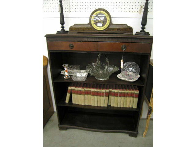 Appraisal: Mahogany Bookcase drawer at top signed Sligh-Lowry