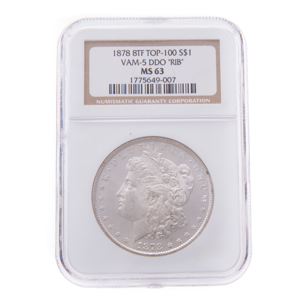 Appraisal: US TF Morgan Dollar NGC- VAM- TF NGC- VAM- DDO