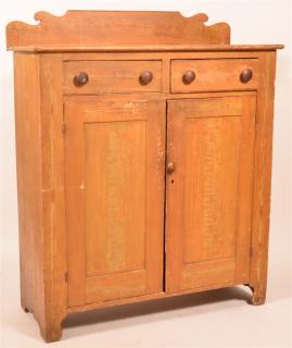 Appraisal: Lancaster Co PA Grain Paint Dec Jelly Cupboard Lancaster County