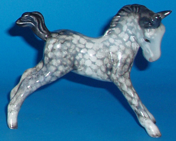 Appraisal: Rocking Horse Grey Foal Restored Ear and Leg