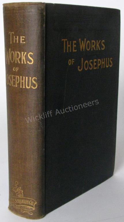 Appraisal: A printing of The Works of Flavius Josephus Comprising the