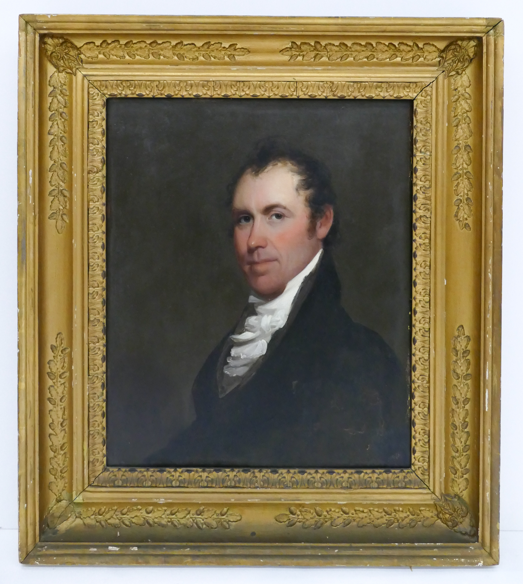 Appraisal: William Jewett - New York Painting of a Gentleman Oil