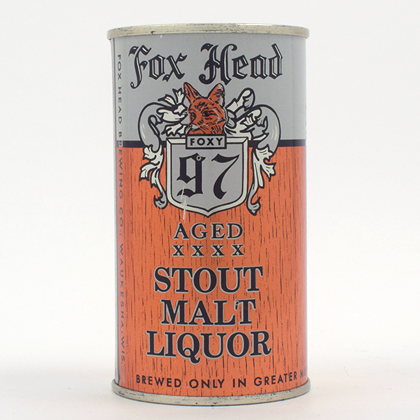 Appraisal: Fox Head Stout Malt Liquor TOUGH - Reference USBC -