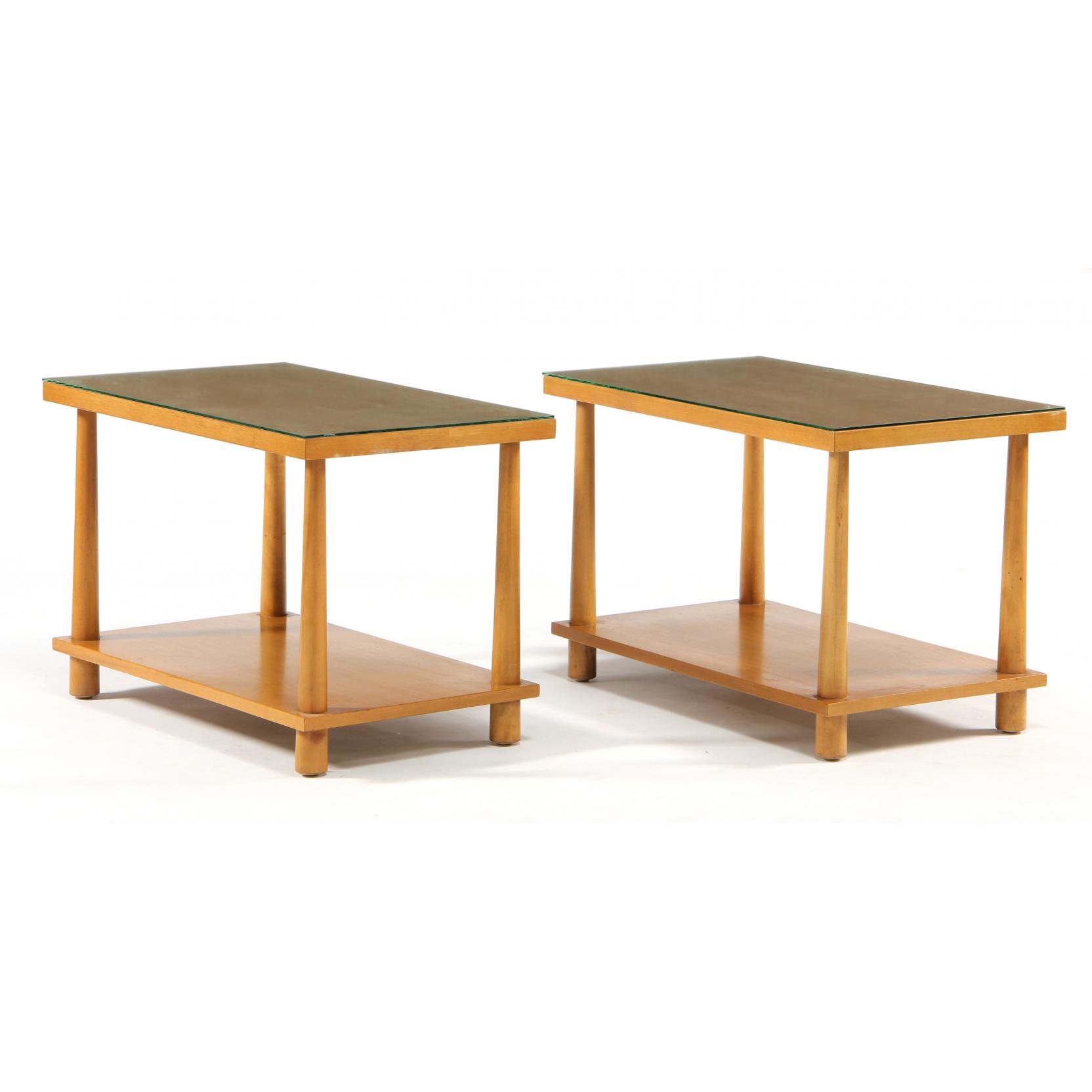 Appraisal: T H Robsjohn Gibbings Am - Pair of Side Tables