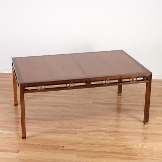 Appraisal: Michael Taylor for Baker dining table Michael Taylor for Baker