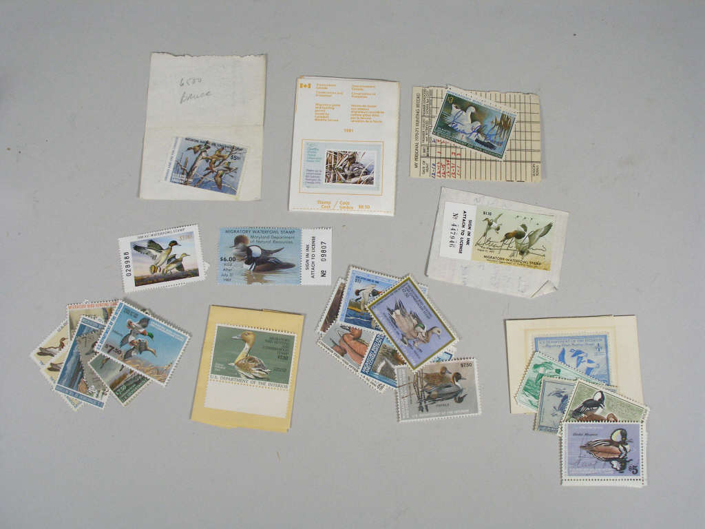 Appraisal: Grouping of Federal and State Duck Stamps Federal issues for