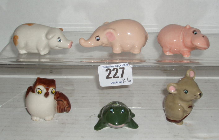 Appraisal: Collection Of Pocket Pals to Include Paddles The Hippo Tusker