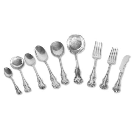 Appraisal: Dominick Haff Sterling Silver Flatware Service Estimate -