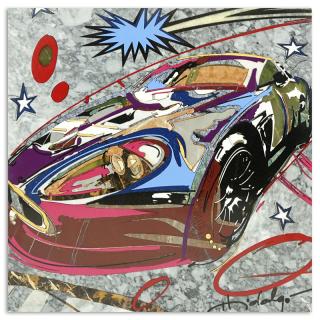 Appraisal: Leonardo Hildalgo Ecuadorian American th Century Supercar Weekend Pop Art