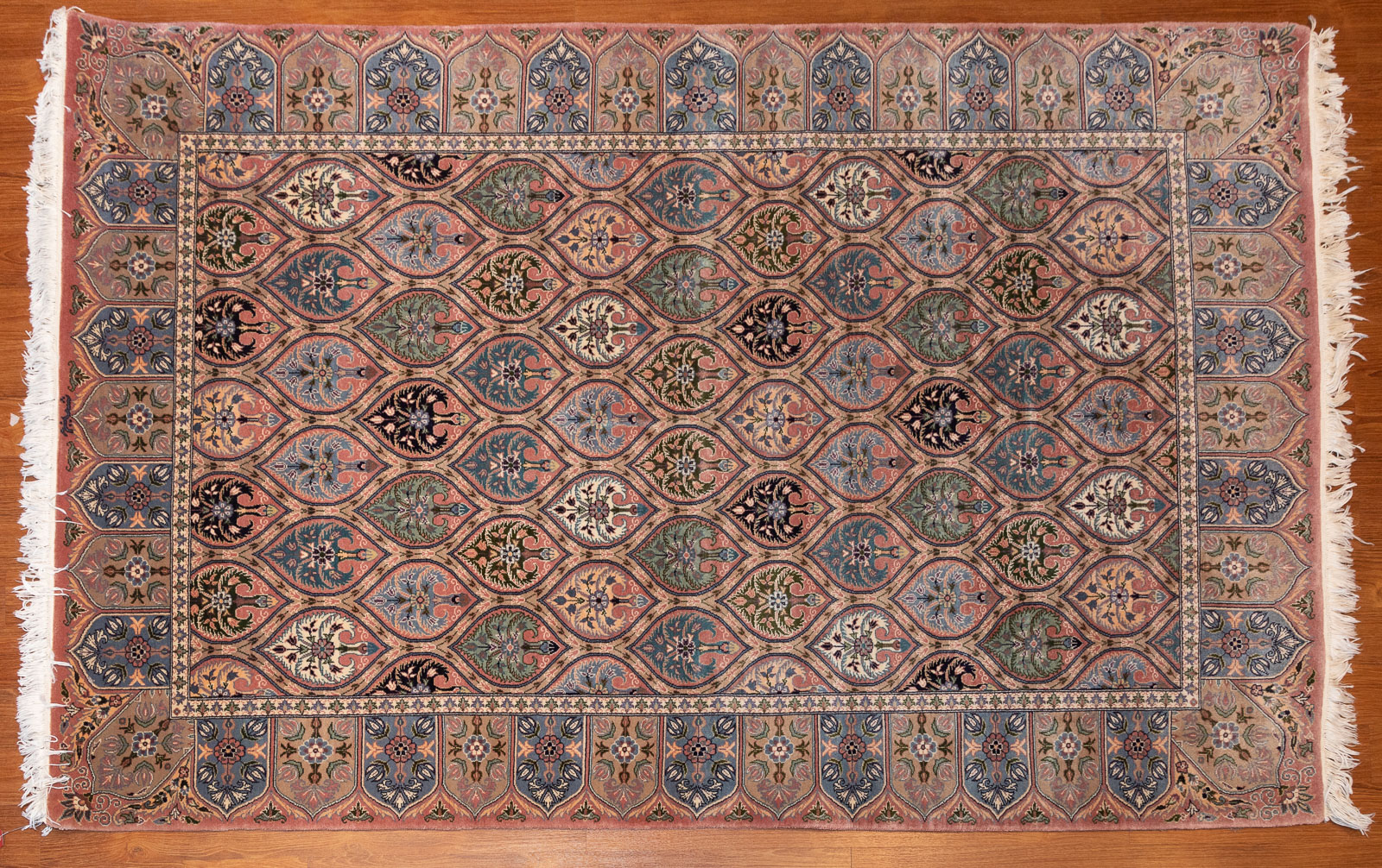 Appraisal: FINE TABRIZ GARDEN DESIGN RUG PERSIA X Fourth quarter- th