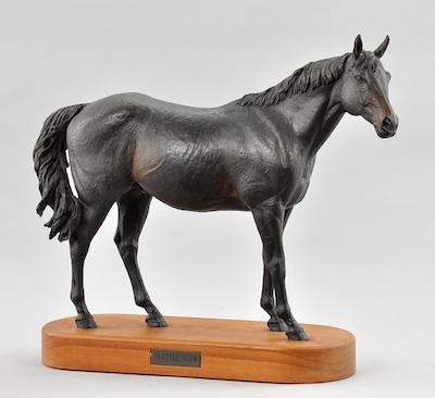 Appraisal: Liza Todd-Tivey American b Seattle Slew Cast bronze with dark