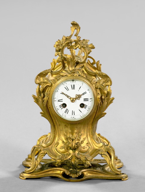 Appraisal: C H Hour Paris Gilt-Bronze Mantel Clock fourth quarter th