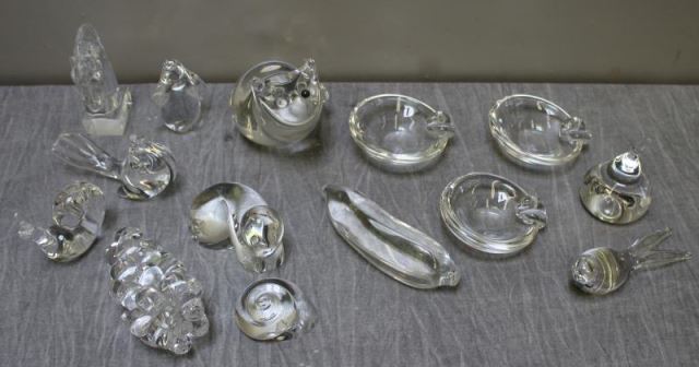 Appraisal: Large Lot of Steuben Glass and Other Items Steuben items-