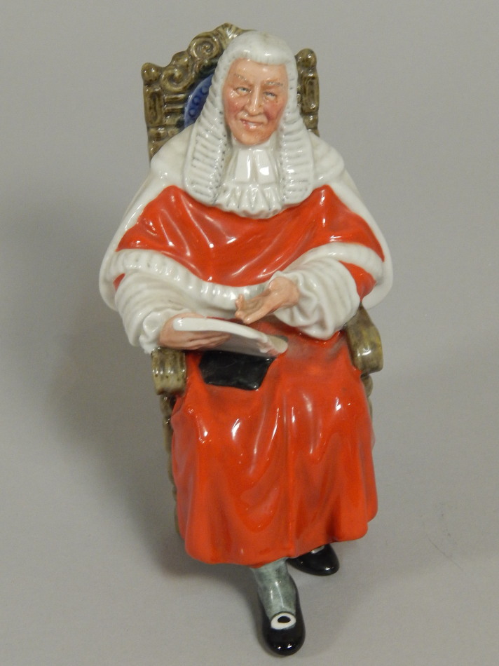 Appraisal: A Royal Doulton figure The Judge HN cm high