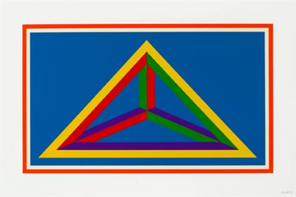 Appraisal: SOL LEWITT american - ISOMETRIC FIGURE from isometric figures in