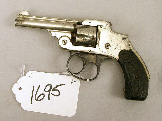 Appraisal: Smith and Wesson th model S W pre nickel remains