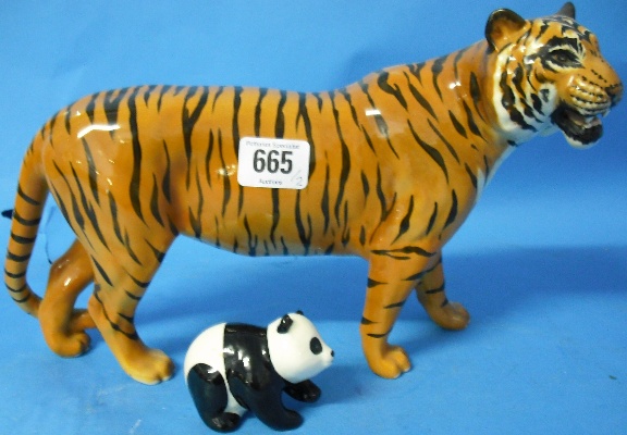 Appraisal: Beswick Tiger and Panda Bear Cub