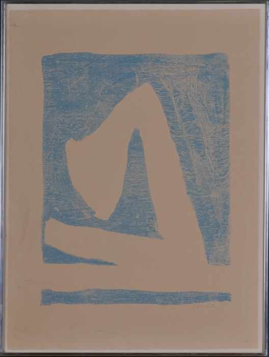 Appraisal: ROBERT MOTHERWELL - SUMMER IN ITALY WITH BLUE Lithograph in