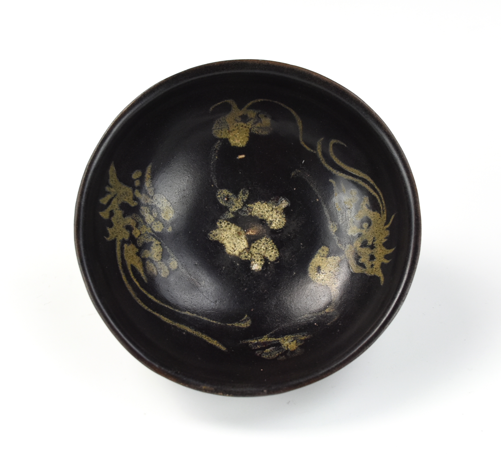 Appraisal: CHINESE JIZHOU BLACK GLAZE PHOENIX BOWL SONG D Chinese Southern