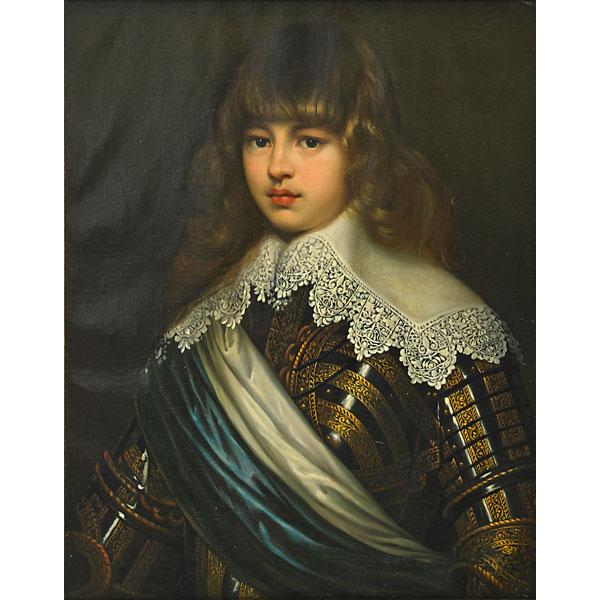 Appraisal: AFTER JUSTUS SUSTERMANS - Oil on canvas portrait of the