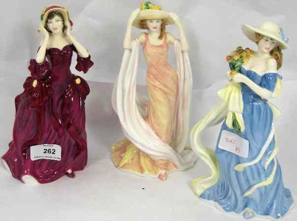 Appraisal: Royal Doulton Figures Autumn HN Summer HN and Spring HN