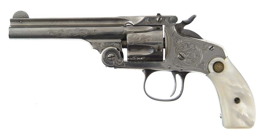 Appraisal: RARE FACTORY ENGRAVED SMITH WESSON RD MODEL SINGLE ACTION REVOLVER