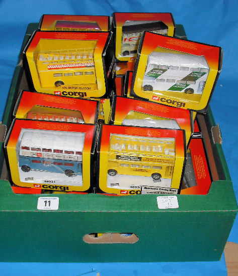 Appraisal: A collection of s Corgi advertising Buses all in original