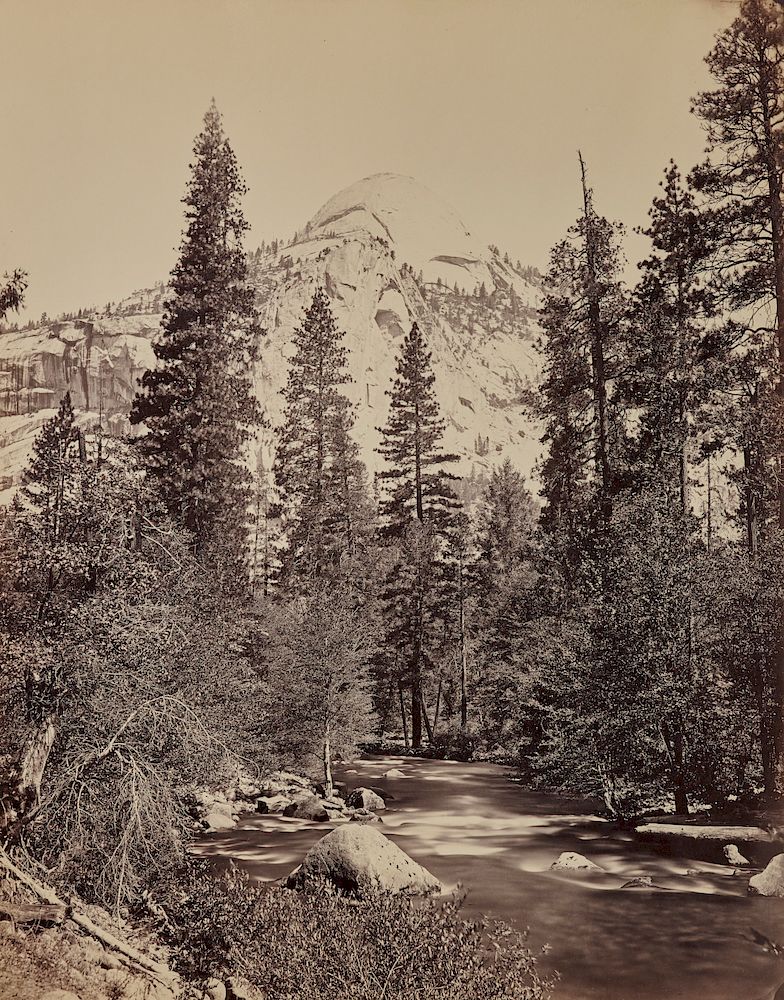 Appraisal: CARLETON WATKINS American - North Dome Front View Yosemite CARLETON