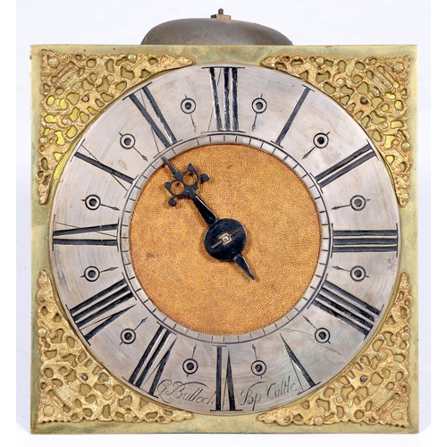 Appraisal: An English thirty hour clock movement and dial G ilbert