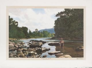 Appraisal: Ogden M Pleissner - Hendrickson's Pool - Beaverkill signed Ogden