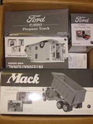 Appraisal: Seven First Gear American Truck Models - - boxed M