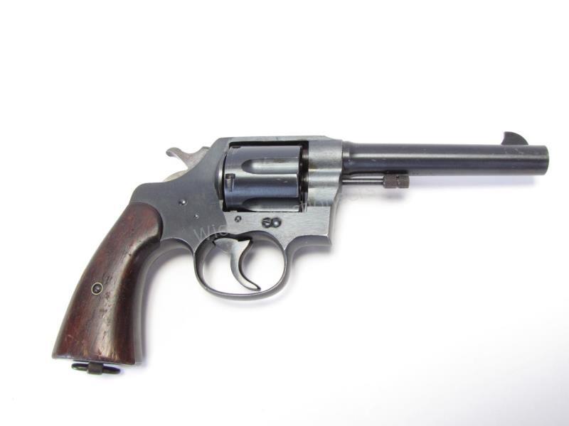 Appraisal: Colt US Army Model Revolver-Blued barrel Fluted cylinder Chambered in