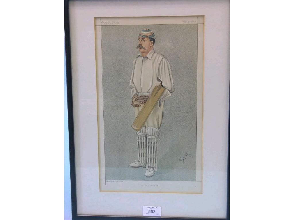 Appraisal: Two Vanity Fair prints Big Hitter and Ranji former dated