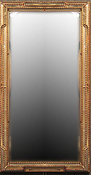 Appraisal: An Italian Rococo style gilt mirror mid th century height