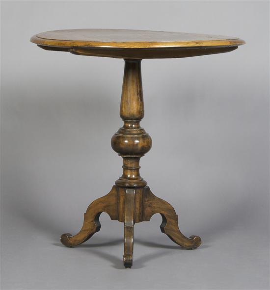 Appraisal: A Marquetry Center Table Height x diameter inches