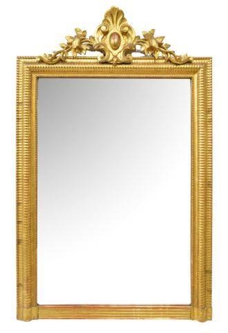 Appraisal: Large Italian Louis XVI style gilt mirror early th c